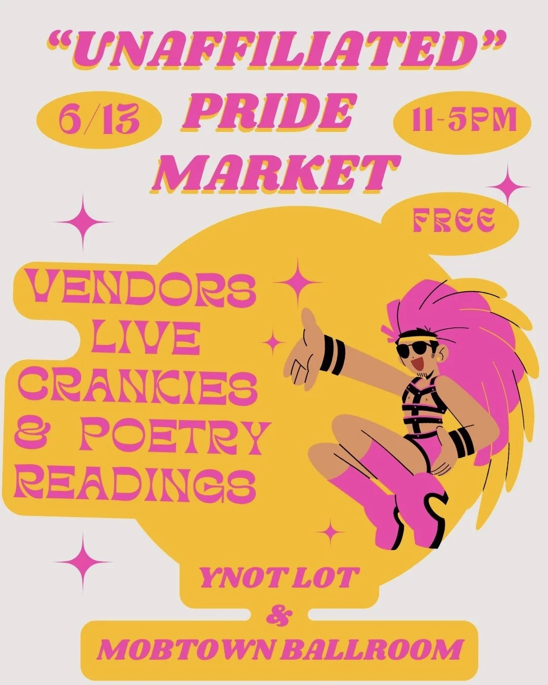 "Unaffiliated" Pride Market