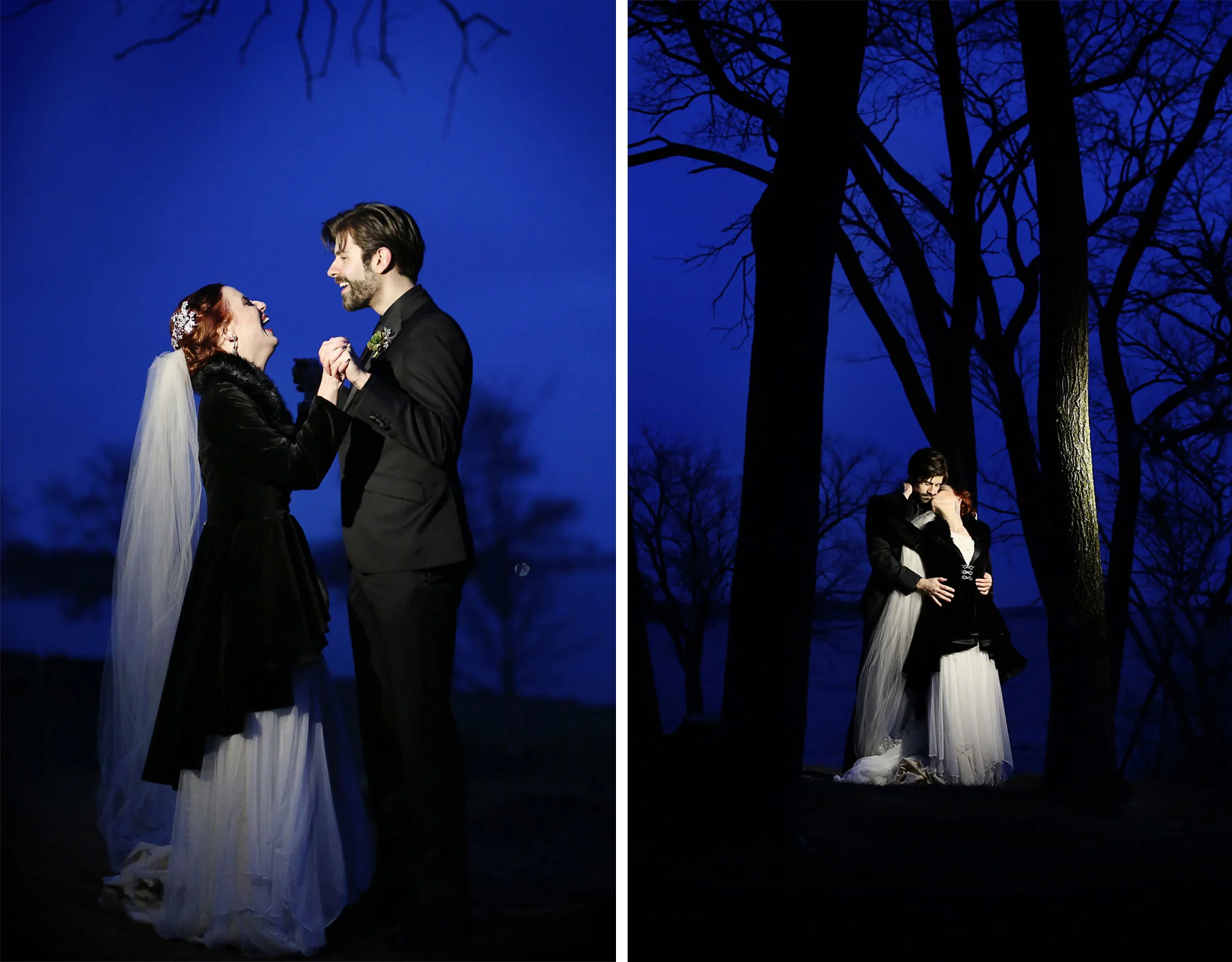 17-Minneapolis-Minnesota-Wedding-Photography-by-Vick-Photography--Chanhassen-Night-Photography-Winter-Dark-Trees-Ashley-and-Aaron.jpg