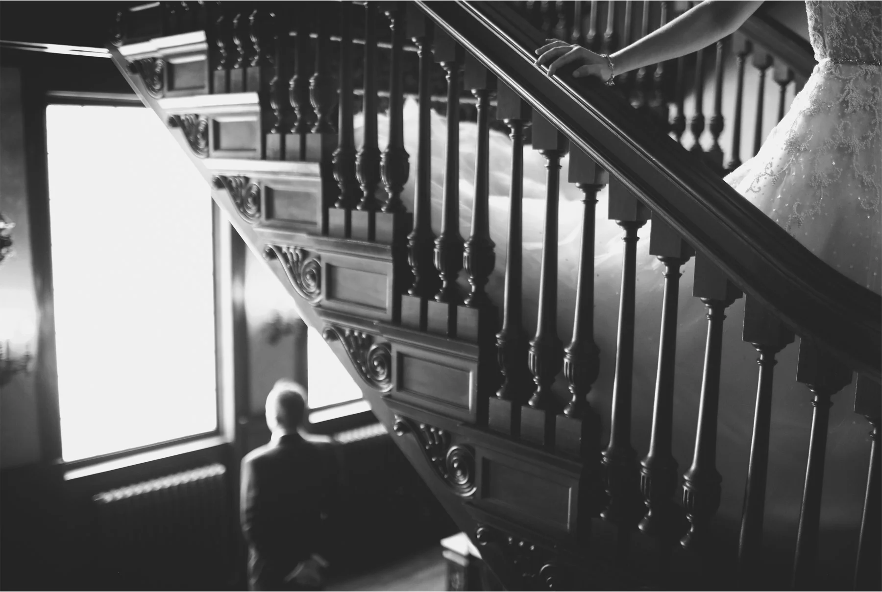 02-Minneapolis-Wedding-Photography-by-Vick-Semple-Mansion-Stairs-First-Look-Abby-and-Jason.jpg