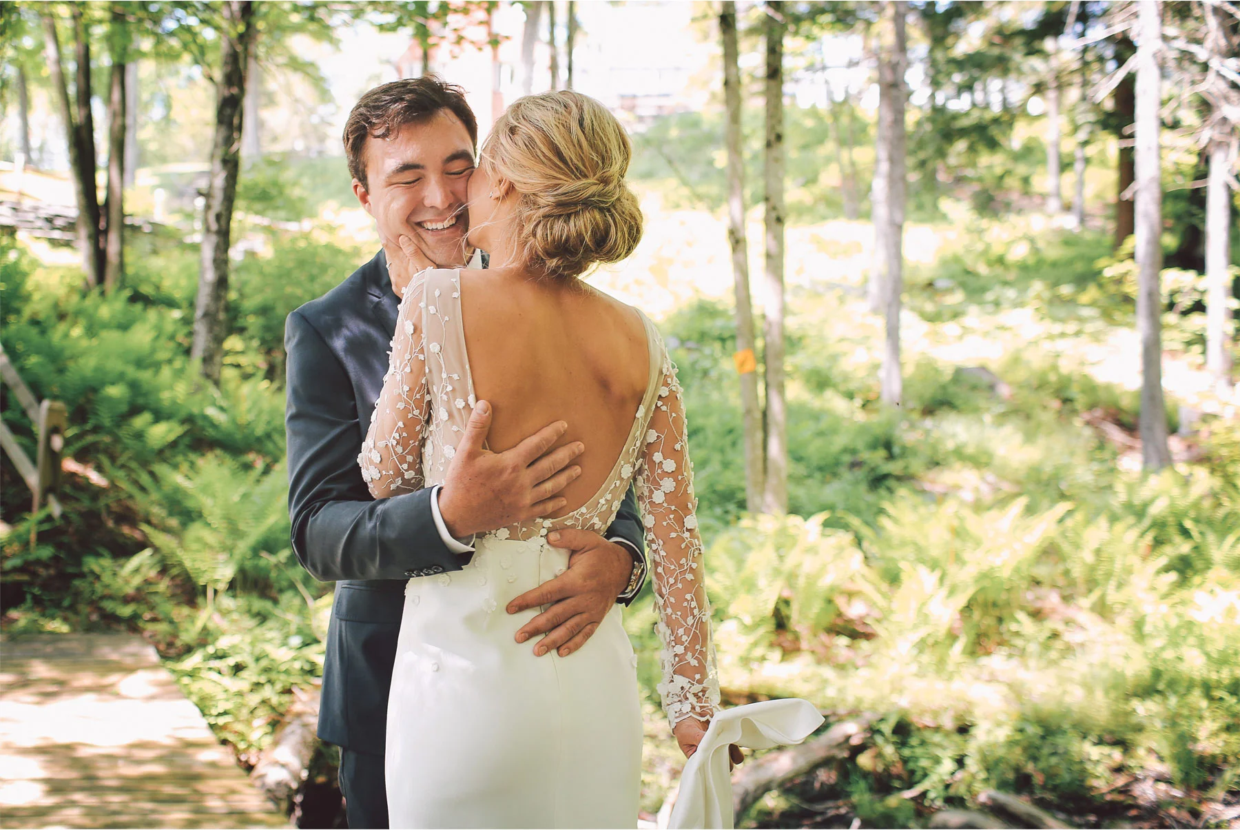 11-Stowe-Vermont-Wedding-Photography-by-Vick-Photography-Edson-Hill-First-Look-Forest-Woods-Mackenzie-and-Jim.jpg