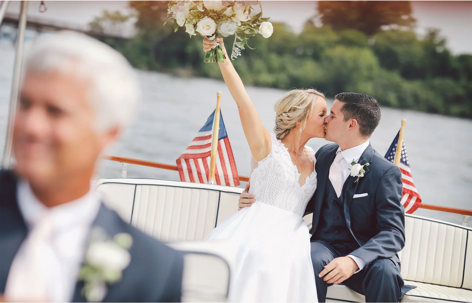 08-Minnetonka-Minnesota-Wedding-Photography-by-Vick-Photography-Boat-Lake-Minnetonka-First-Meeting-Toast-Jennifer-and-Adam.jpg