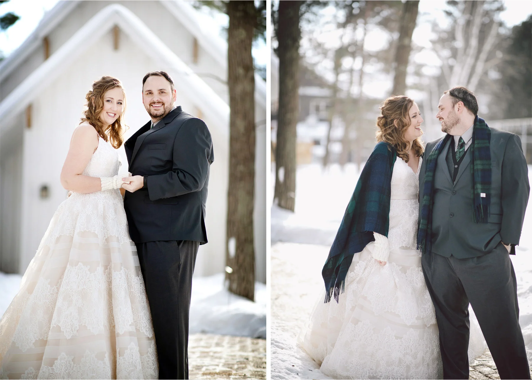 07-Brainerd-Minnesota-Wedding-by-Andrew-Vick-Photography-Nisswa-Grandview-Lodge-Winter-First-Look-Scarf-Plaid.jpg