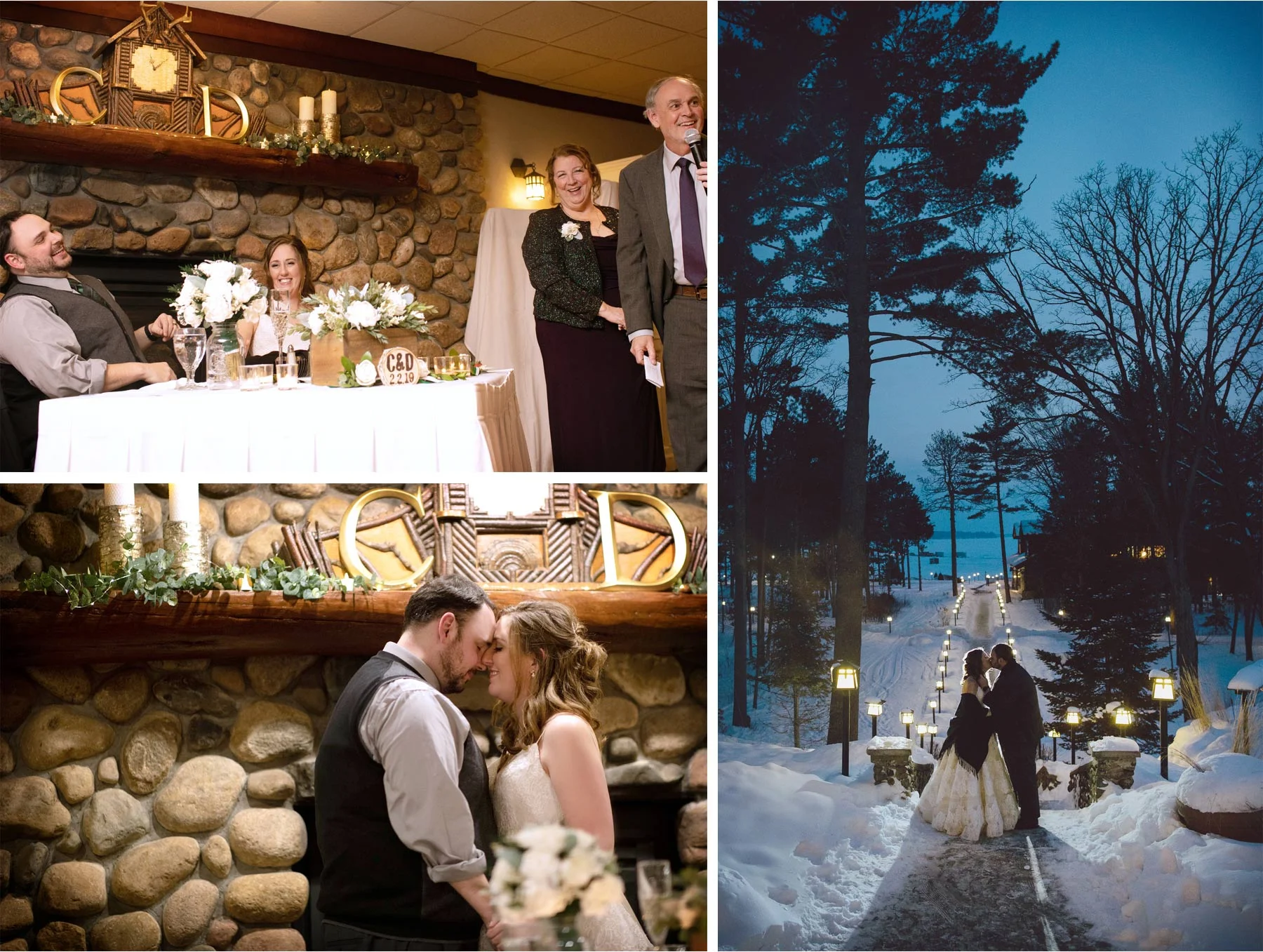 18-Brainerd-Minnesota-Wedding-by-Andrew-Vick-Photography-Nisswa-Grandview-Lodge-Reception-Toast-Bride-Groom.jpg