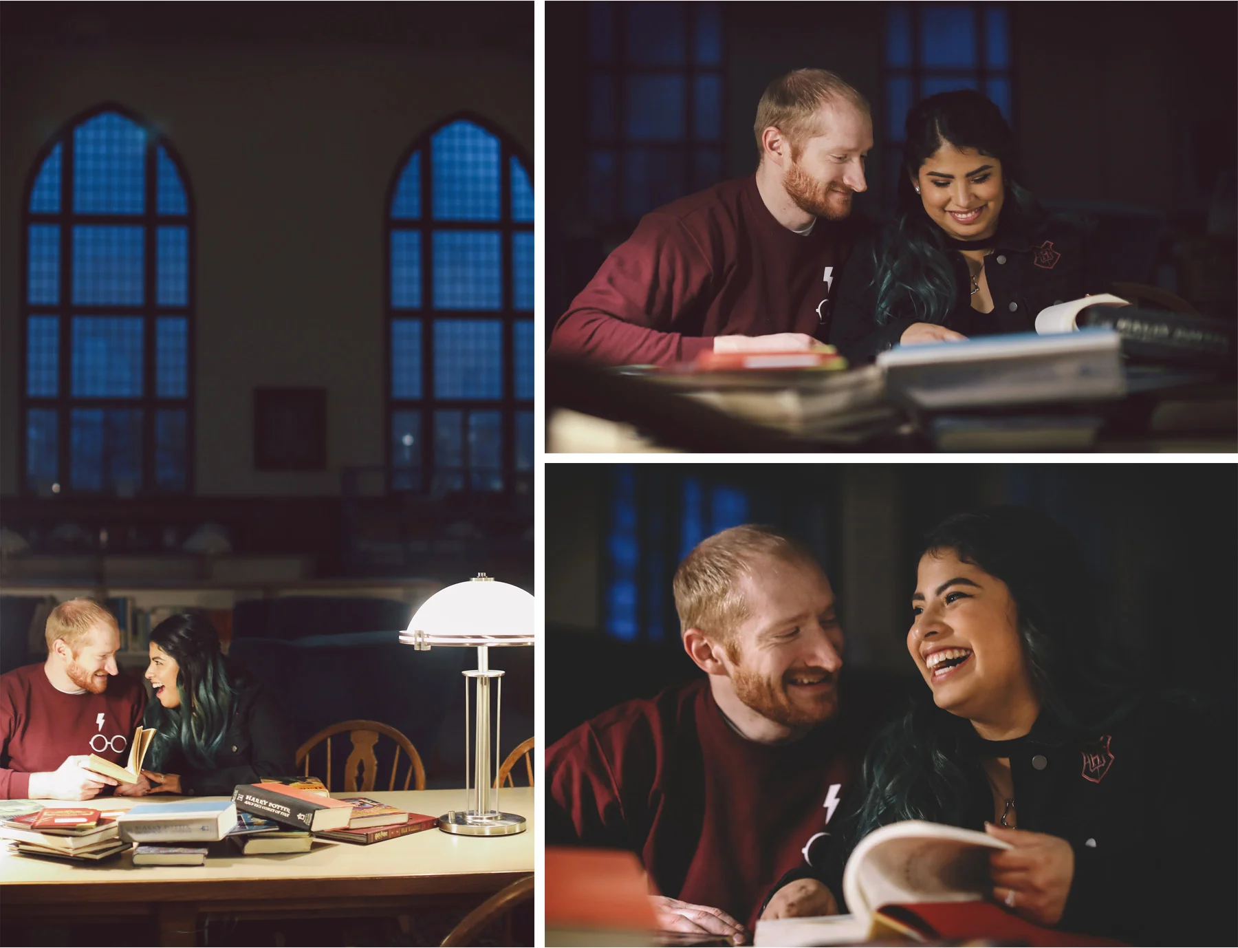 07-Harry-Potter-Themed-Engagement-Session-Minnesota-Wedding-Photography-Andrew-Vick-Books-Library-Elena-and-Doug.jpg
