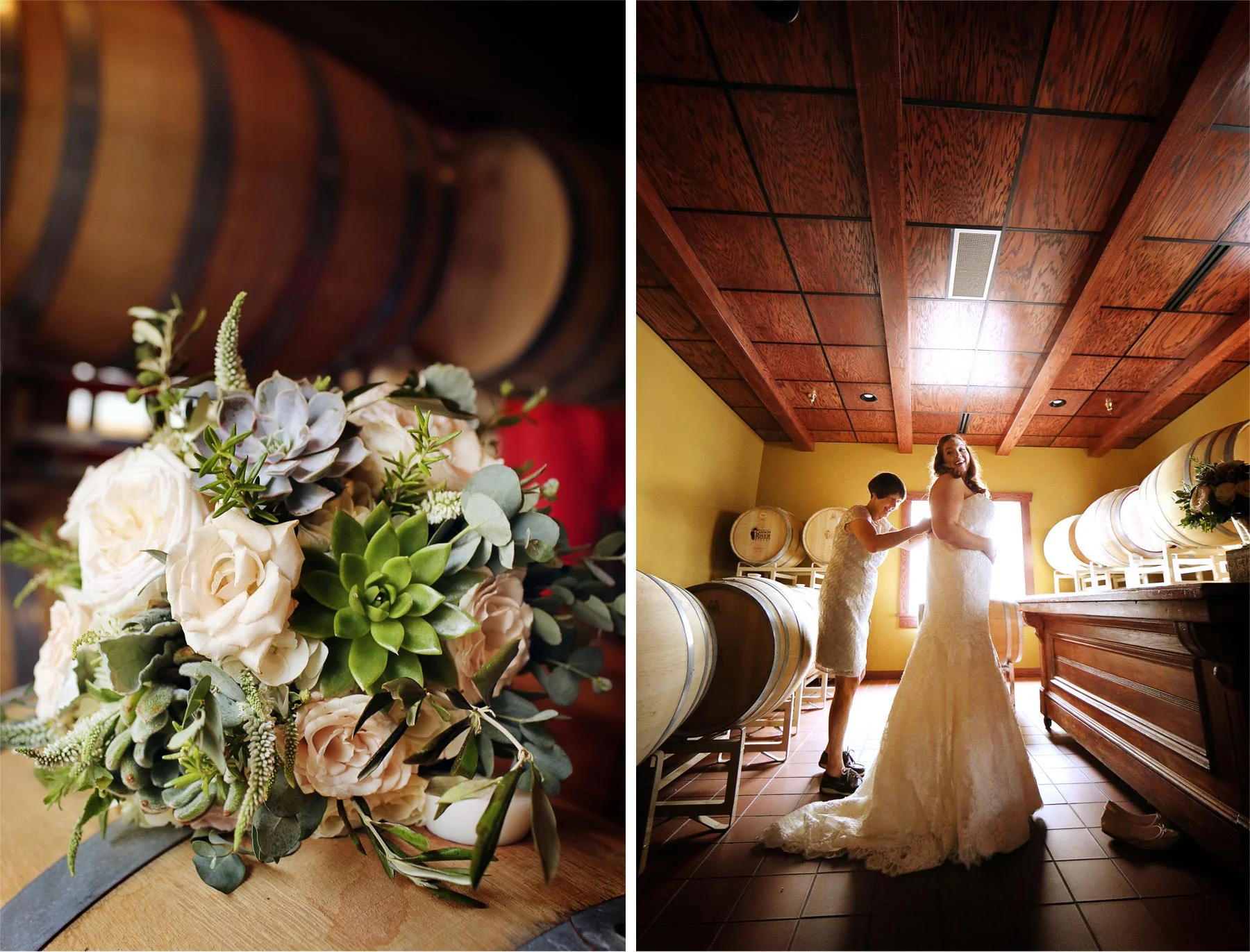 01-Cannon-Falls-Minnesota-Wedding-Photographer-by-Andrew-Vick-Photography-Summer-River-Winery-Getting-Ready-Bride-Mother-Dress-Flowers-Wine-Barrels-Becca-and-Donal.jpg