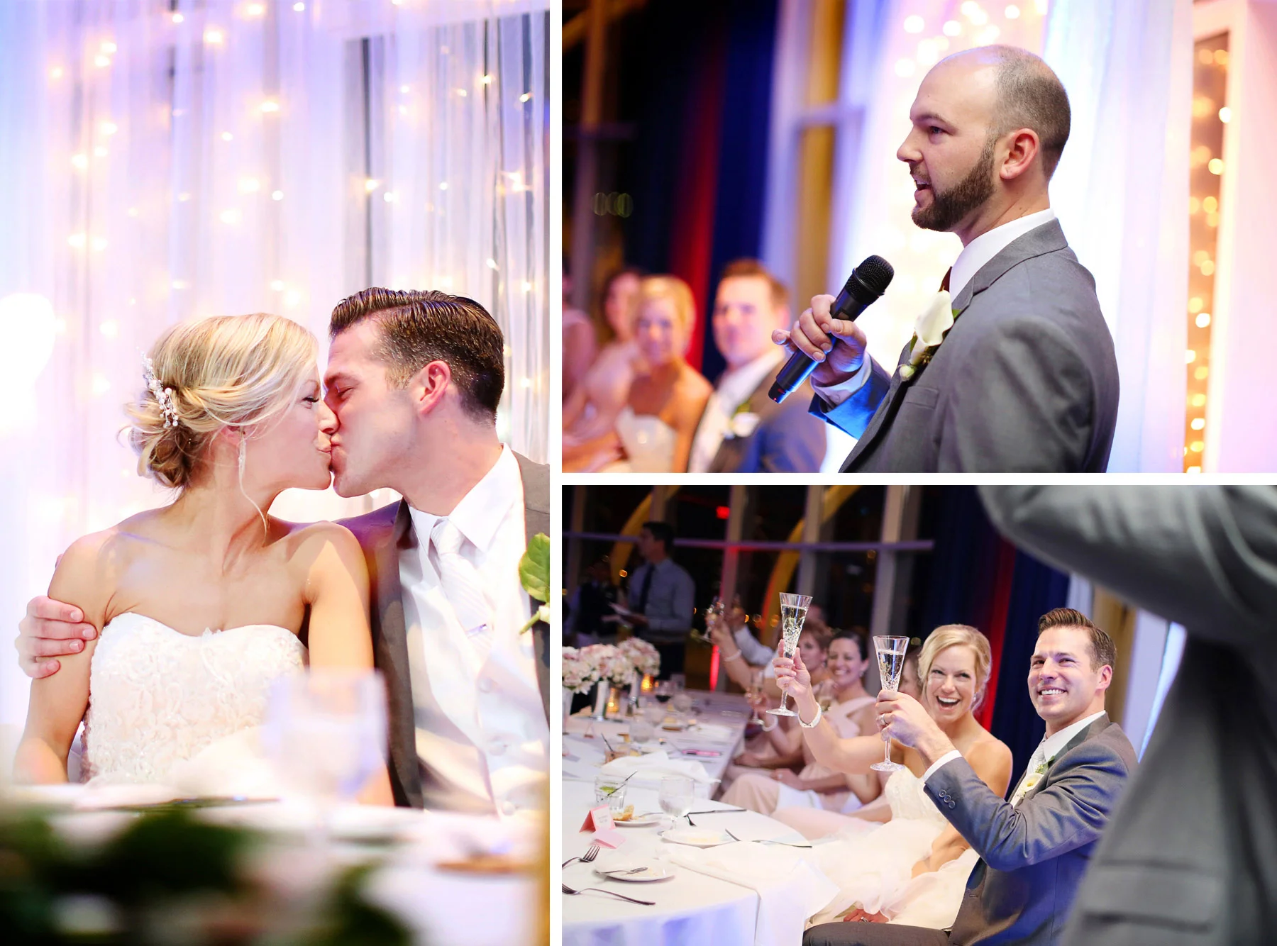 27-Milwaukee-Wisconsin-Wedding-Photographer-by-Andrew-Vick-Photography-Fall-Autumn-Discovery-World-Pilot-House-Destination-Bride-Groom-Kiss-Speeches-Groomsmen-Champagne-Tina-and-Kevin.jpg