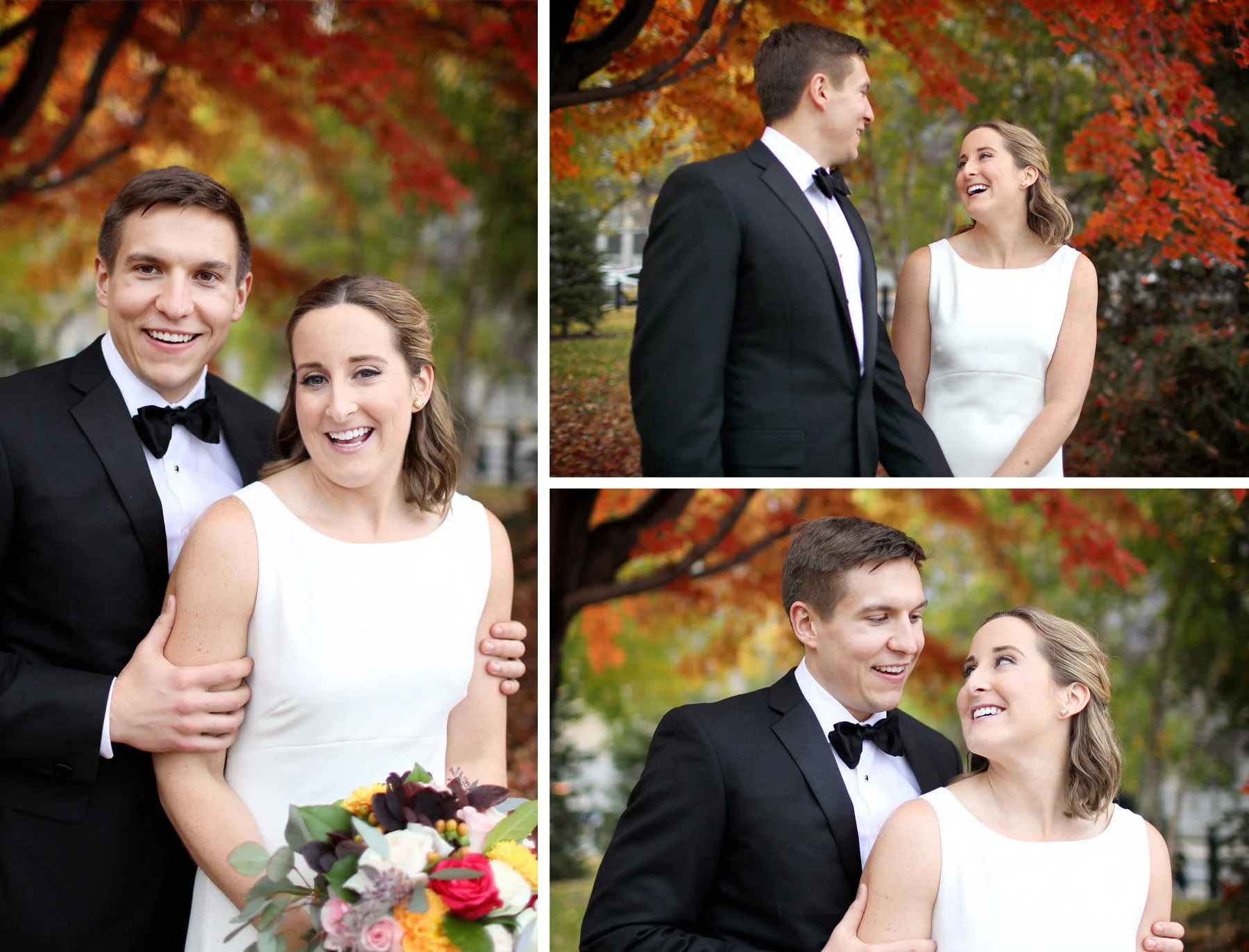 12-Saint-Paul-Minnesota-Wedding-Photographer-by-Andrew-Vick-Photography-Fall-Autumn-Rice-Park-Bride-Groom-Embrace-Laughter-Kathryn-and-Sam.jpg
