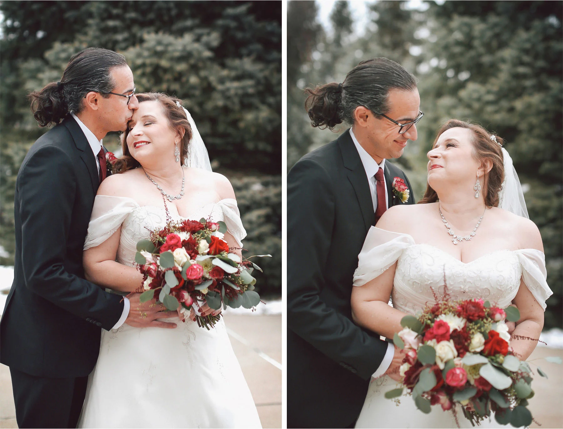 10-Edina-Minnesota-Wedding-Photographer-by-Andrew-Vick-Photography-Winter-Saint-Patricks-Catholic-Church-Bride-Groom-Flowers-Kiss-Embrace-Vintage-Elizabeth-and-Brian.jpg.jpg