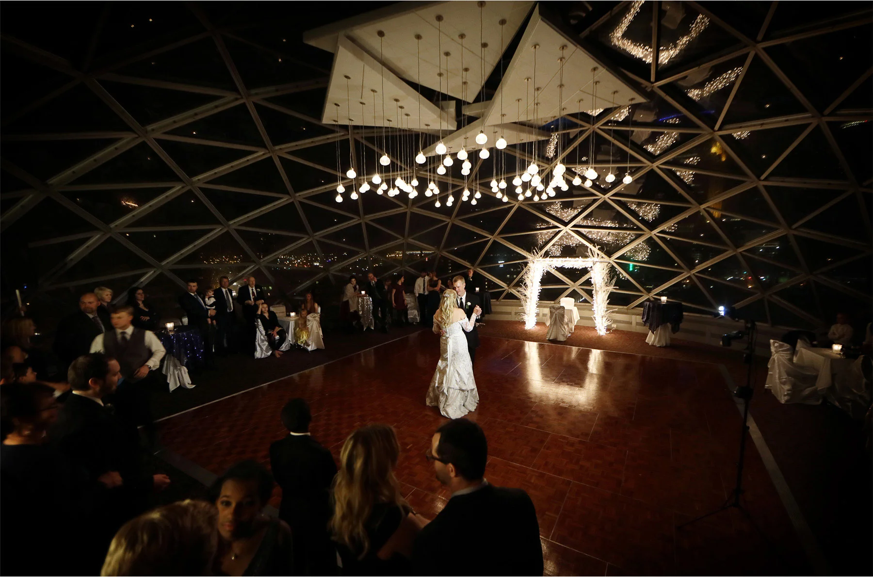 23-Minneapolis-Minnesota-Wedding-Photographer-by-Andrew-Vick-Photography-Winter-Millennium-Hotel-Reception-Bride-Father-Parents-Dance-Downtown-Skyline-Jennifer-and-Phillip.jpg