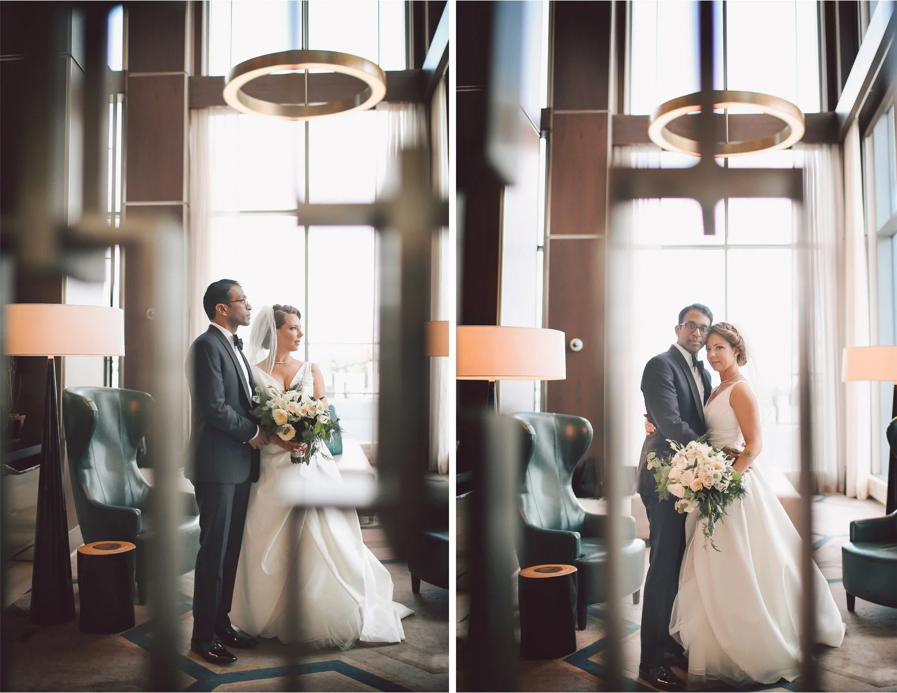 08-Bloomington-Minneapolis-Minnesota-Wedding-Photographer-by-Andrew-Vick-Photography-JW-Marriott-Mall-of-America-MOA-Spring-First-Meeting-Look-Bride-Groom-Hotel-Embrace-Vintage-Rachel-and-Venu.jpg