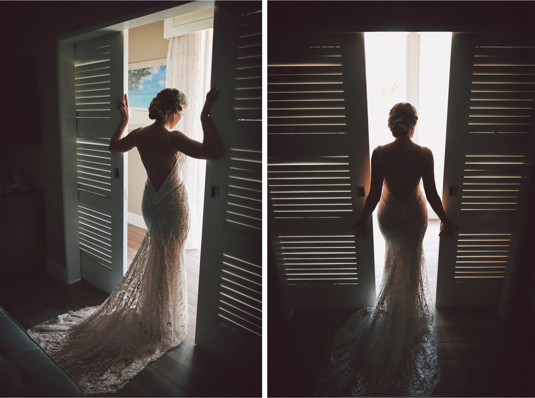 03-Key-Largo-Florida-Keys-Wedding-Photographer-by-Andrew-Vick-Photography-Playa-Largo-Resort-and-Spa-Hotel-Destination-Winter-Getting-Ready-Bride-Dress-Silhouette-Vintage-Carrie-and-Brian.jpg