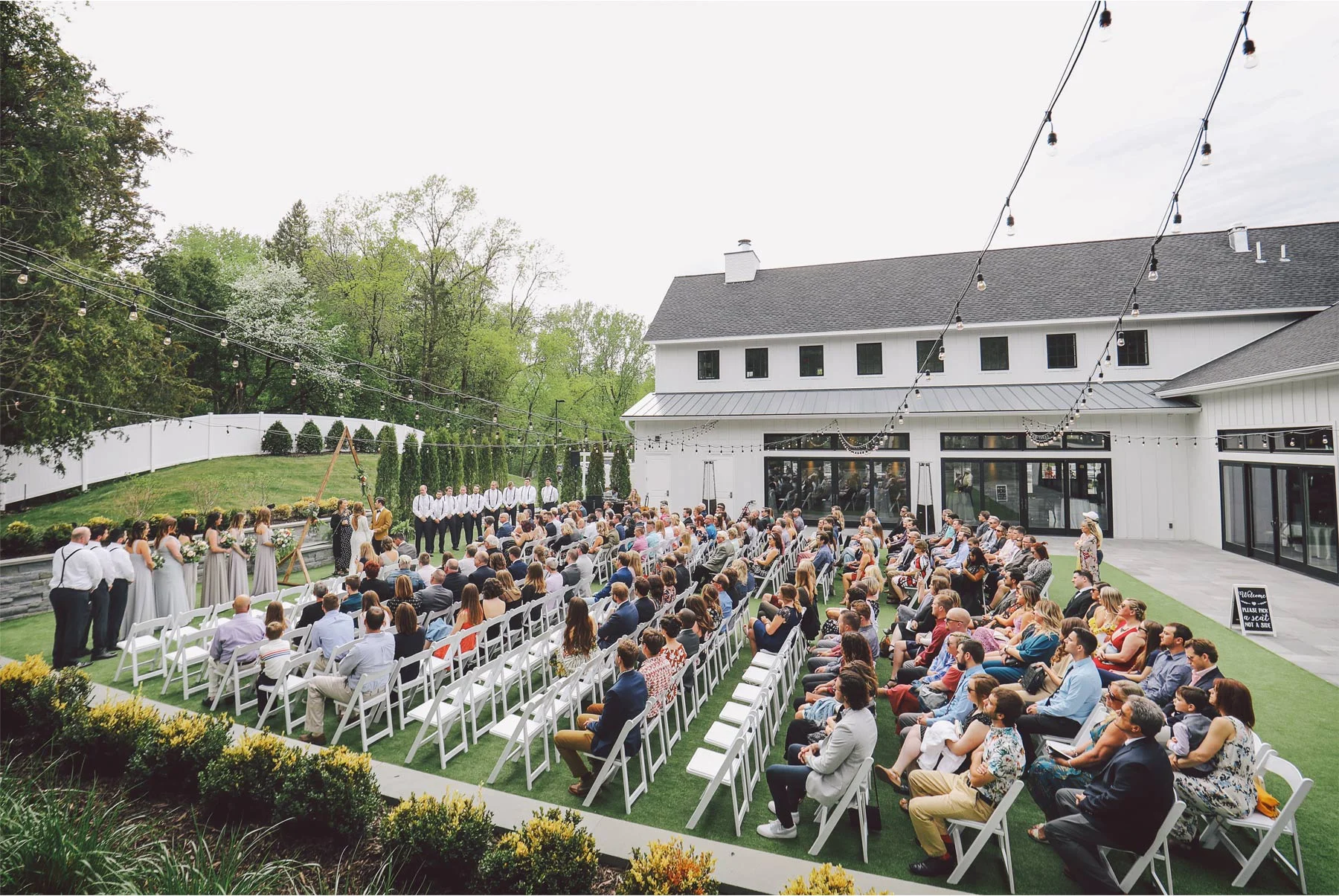 12-Minneapolis-Minnesota-Wedding-Photography-by-Andrew-Vick-Photography-Hutton-House-Outdoor-Ceremony-Arial-View-Kelsey-and-Matt.jpg