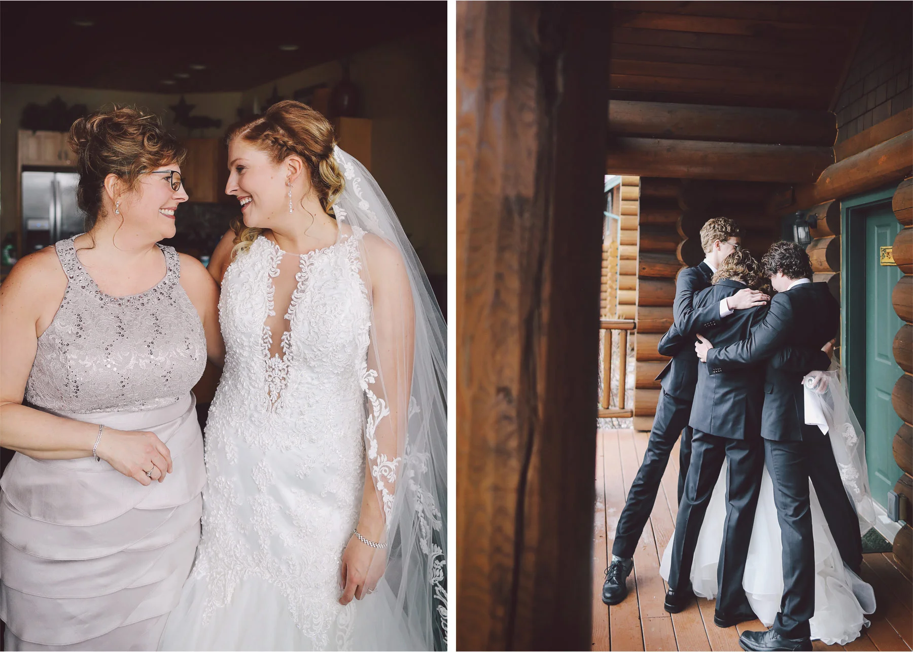 03-Minnesota-Wedding-by-Andrew-Vick-Photography-Grand-Superior-Lodge-Duluth-Two-Harbors-Mother-Bride-Brothers-Hug-Veronica-and-Tyler.jpg