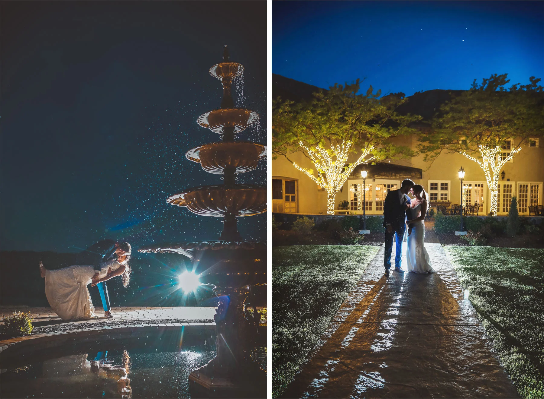 24-Minneapolis-Minnesota-Wedding-Andrew-Vick-Photography-Bavaria-Downs-Bride-Groom-Fountain-Night-Paige-and-Blake.jpg
