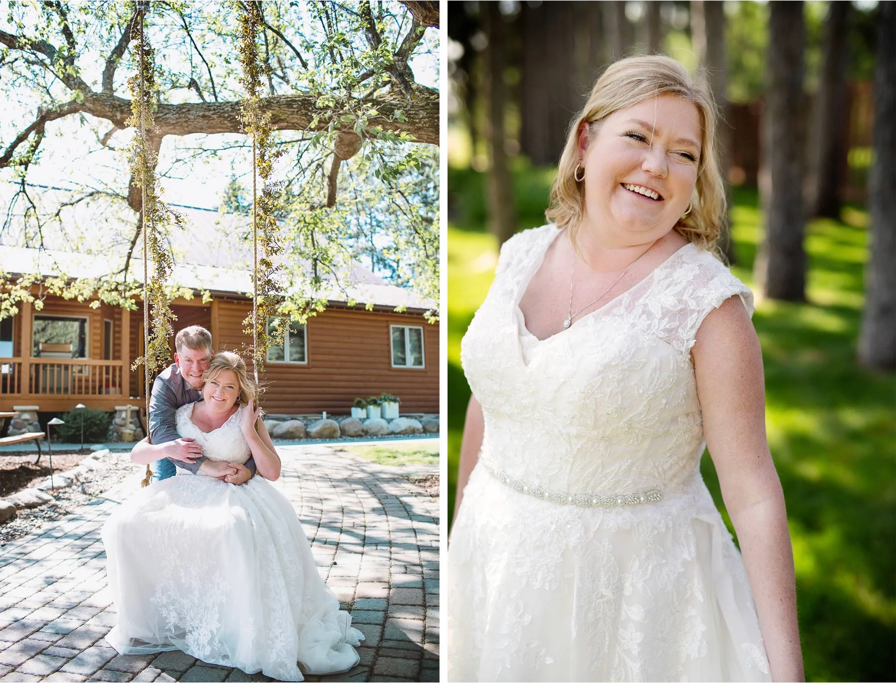 06-Vick-Photography-Wedding-Brainerd-Minnesota-Pine-Peaks-Lodge-Cabin-Rustic-Bride-Swing-Kristi-and-Noel.jpg