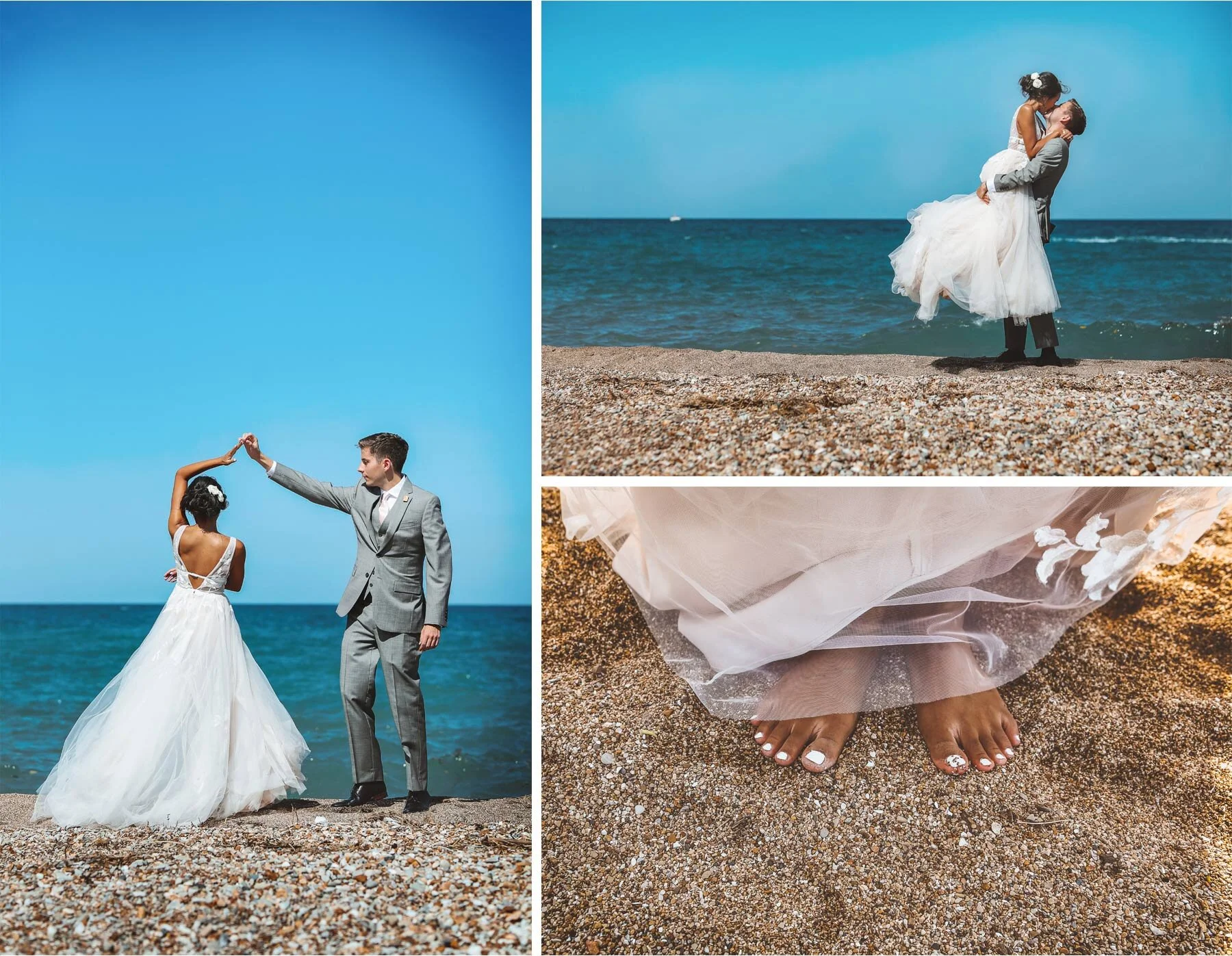 11-Wedding-by-Andrew-Vick-Photography-Chicago-Illinois-Groom-Bride-Shore-Beach-Lake-Michigan-Sand-Feet-Ashley-and-Nicholas.jpg