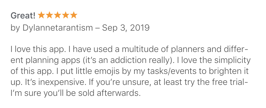 Listberry (Apple, US)