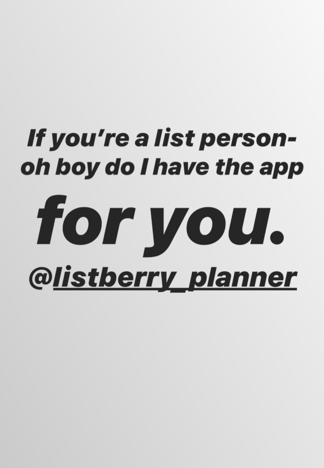 Listberry (Instagram @parentingposse)