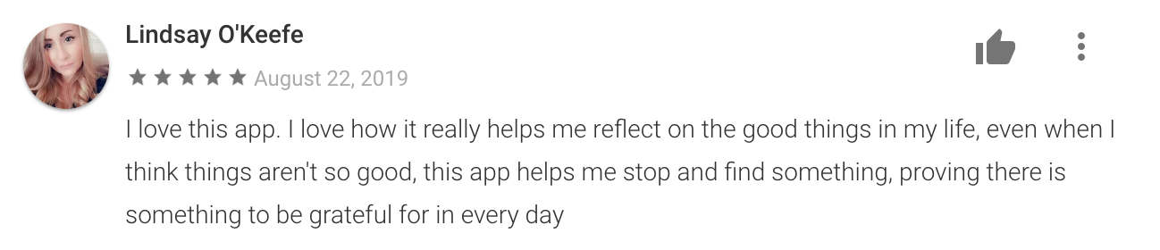 Three Good Things (Google Play)