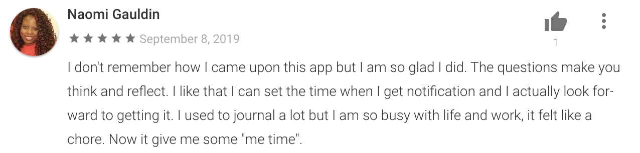 Prompted Journal (Google Play)