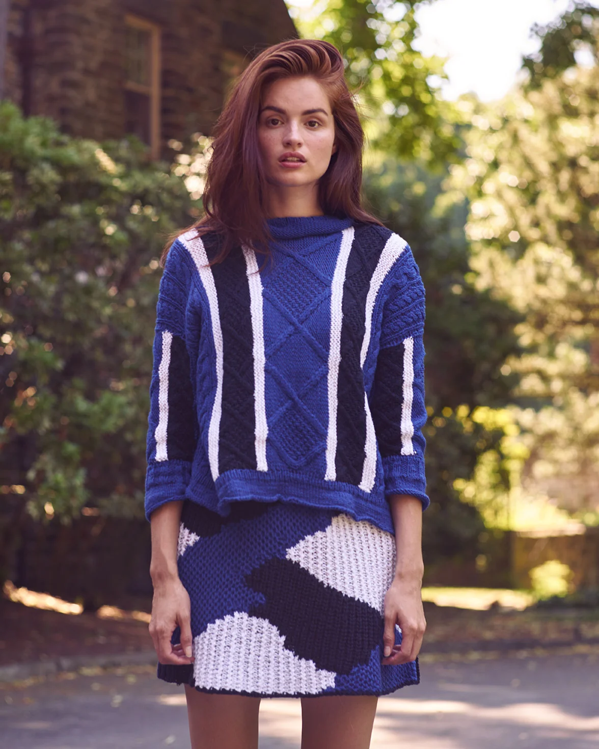 Yon Sweater $2,150 & Nevis Skirt $1,525