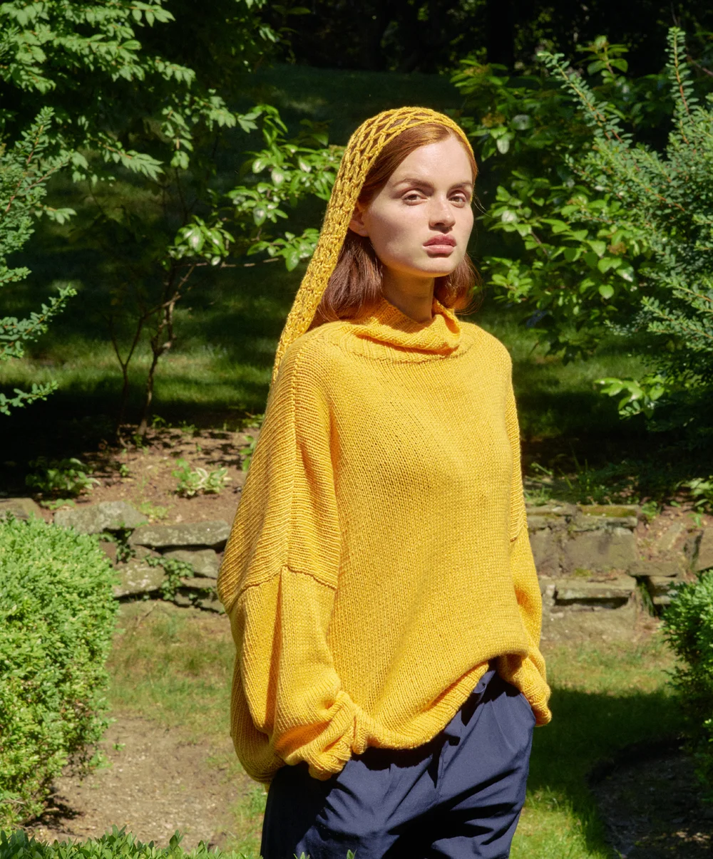 Mara Sweater $2,350 & Doli Shawl $1,095