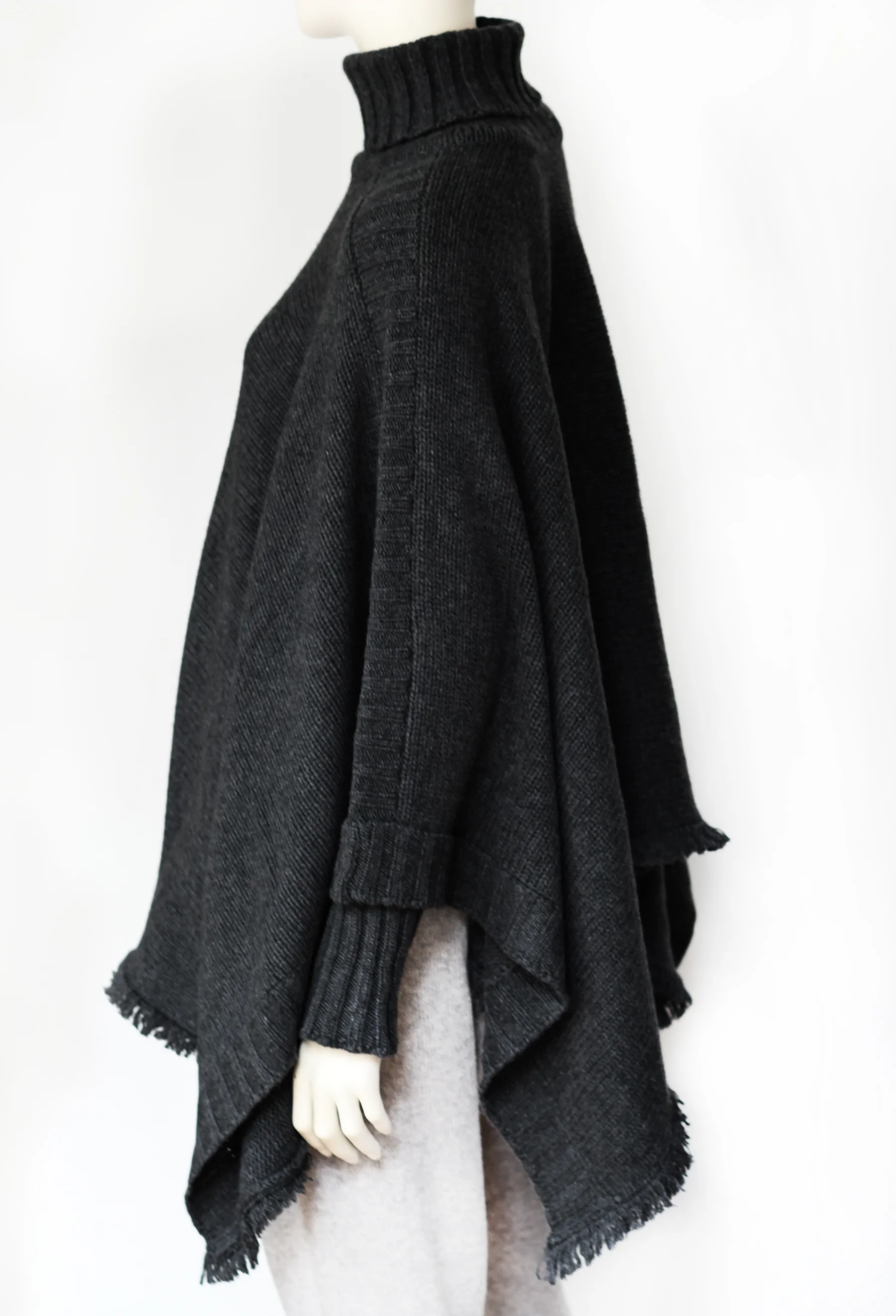 bcbg turtleneck poncho