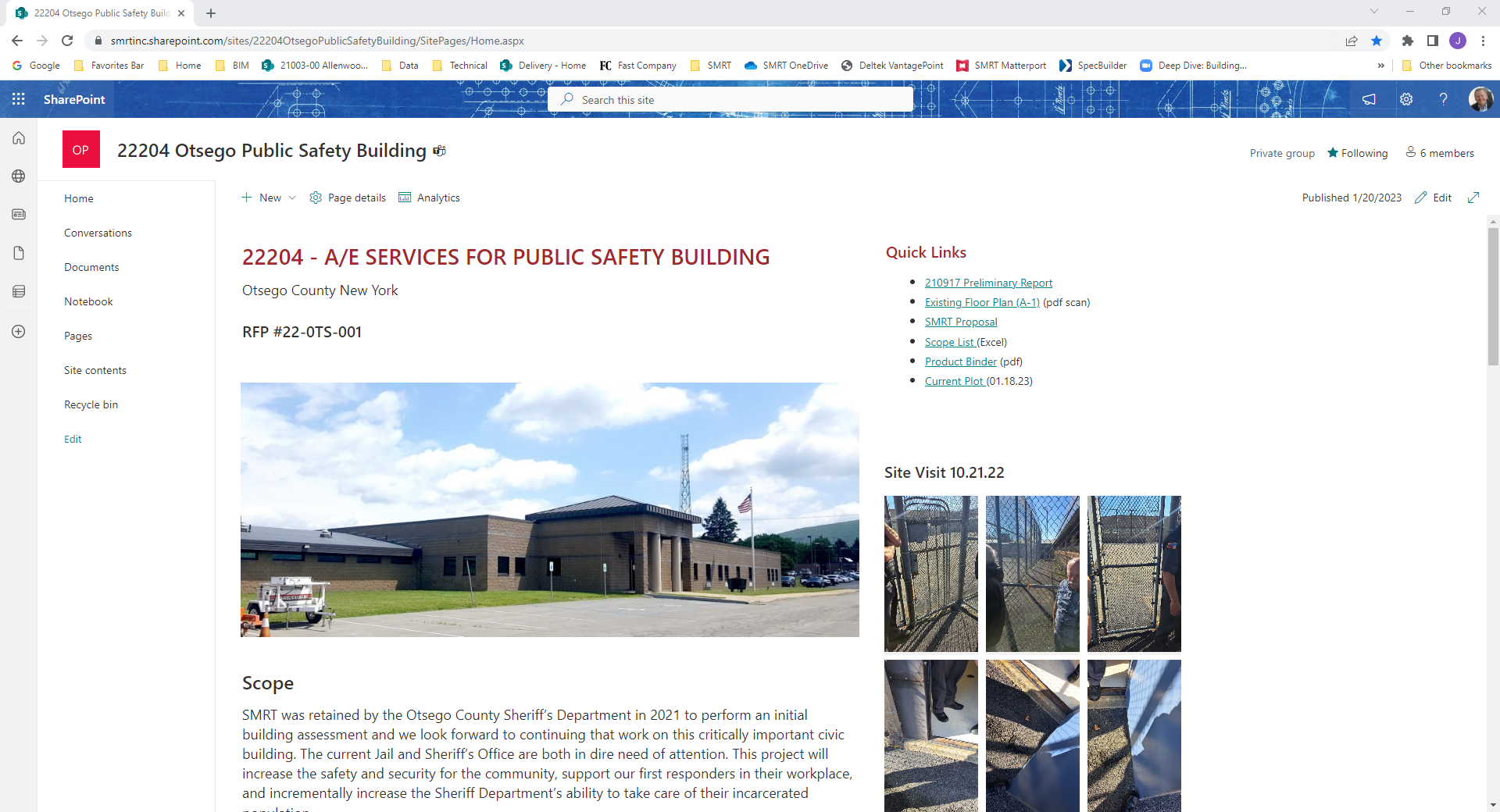 SharePoint Otsego Project page.png