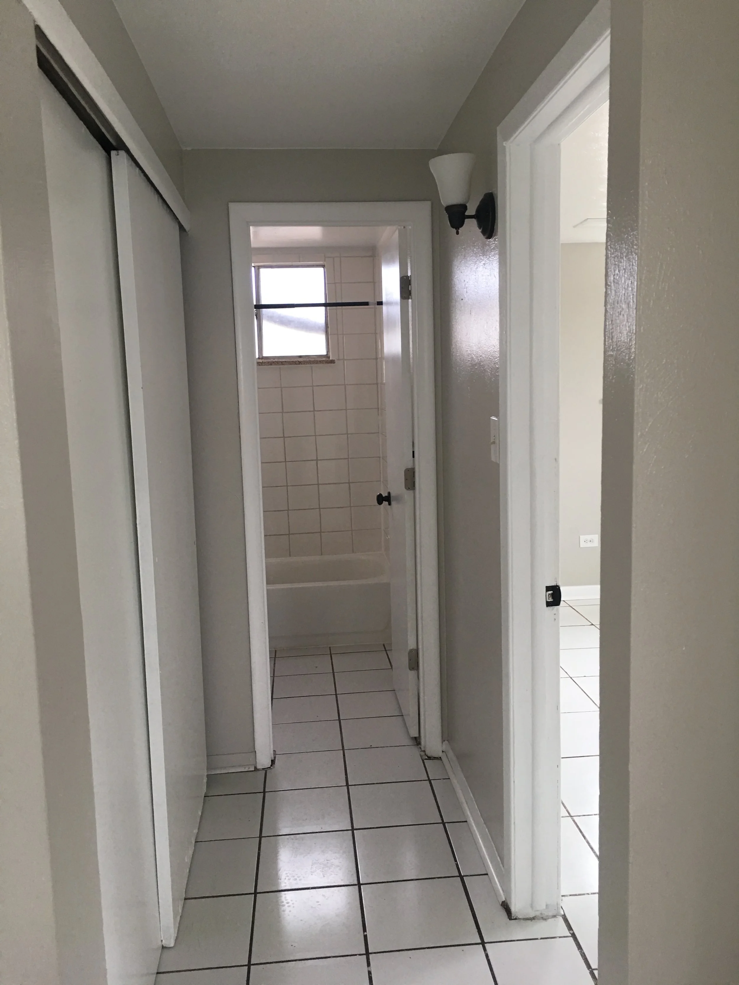 HALL TO BATHROOM AND BEDROOM ONE