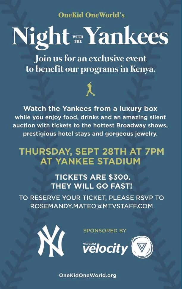 OKOW Heads To Yankee Stadium