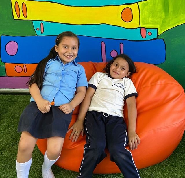 We&rsquo;re back from our trip, but our impact is ongoing. Think they like their new play space??? @glasswingi #OKOWElsal2020 #makeadifference #giveback #soyvoluntario #developingcountries #supporteducation