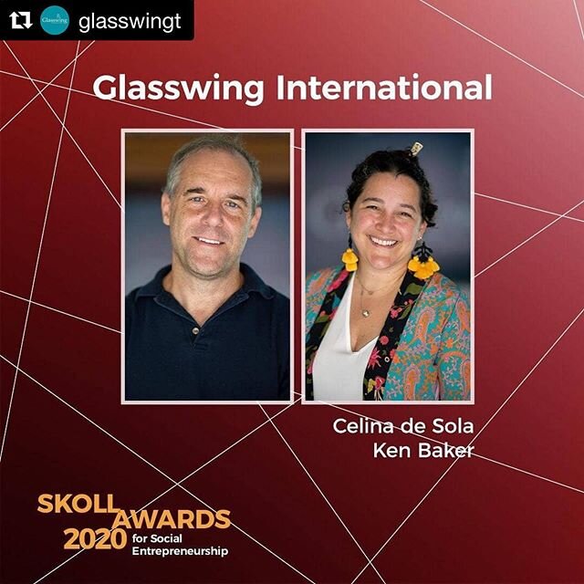 So excited to share some good news! Our partners and friends at @glasswingt are one of just five winners of the 2020 Skoll Awards for Social Entrepreneurship. Ken and @celidesola, we are thrilled that you have been recognized for all the amazing work