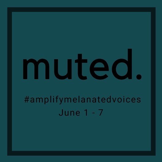 We are on mute June 1st-7th to give space for the voices that need to be heard. We are following @blackandembodied and @jessicawilson.msrd who are leading this movement and encourage you to join us✊🏼✊🏽✊🏾✊🏿 #amplifymelanatedvoices #blacklivesmatte