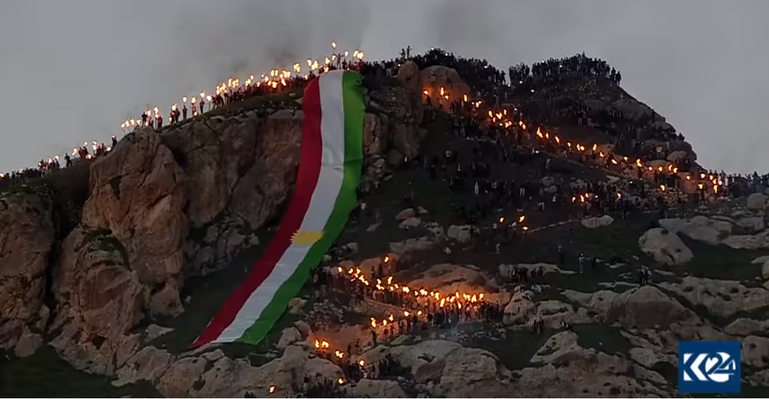 Happy New Year Kurdistan. Its the Kurdish Newroz.