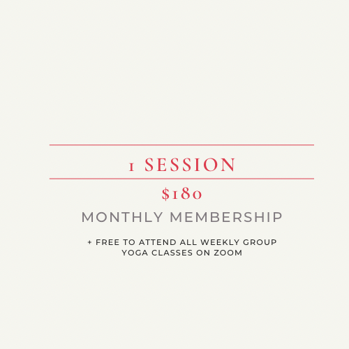 1:1 Session x1 per month