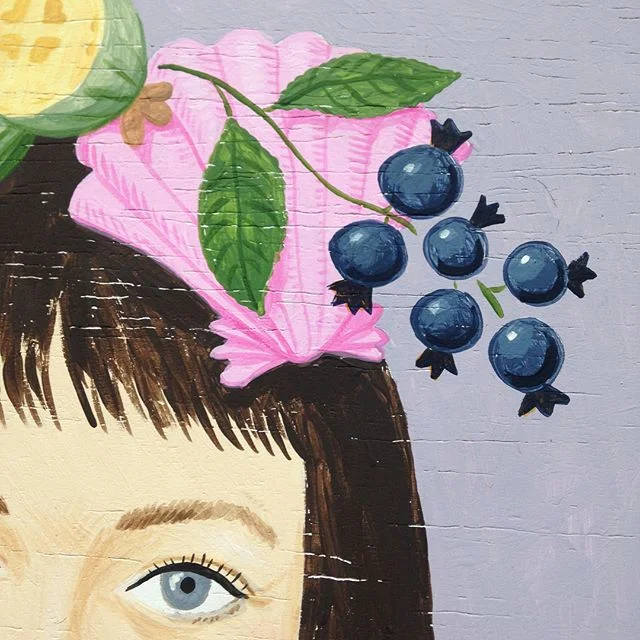 A few details from an unusual and fun little portrait commission that I worked on recently....