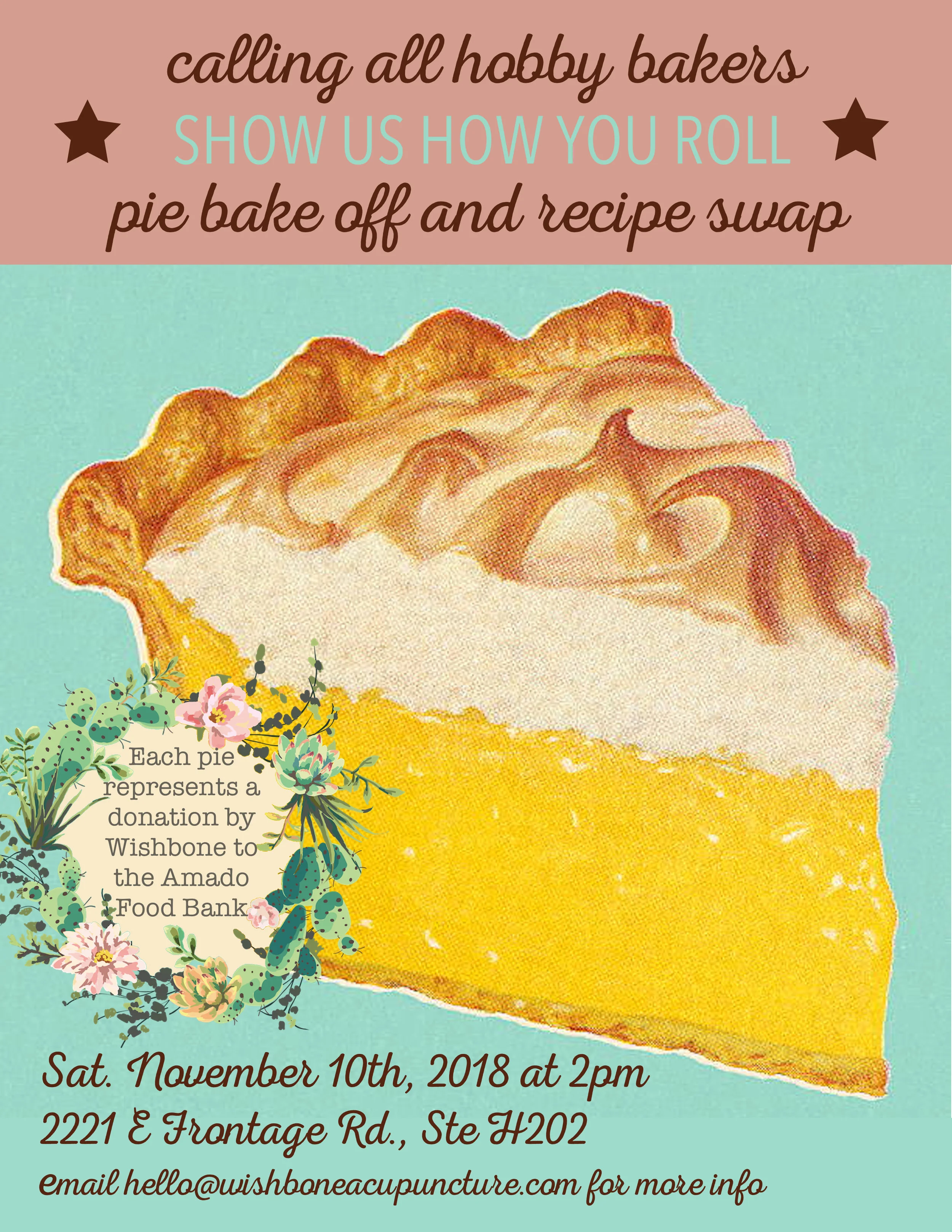 Pie Bake-Off &amp; Recipe Swap 