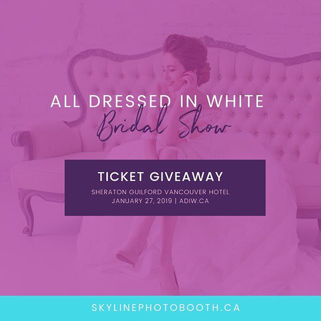 Psst... So we have 10 tickets to give away to 5 lucky couples to the @adiwbridalshow - comment below to enter in the giveaway.