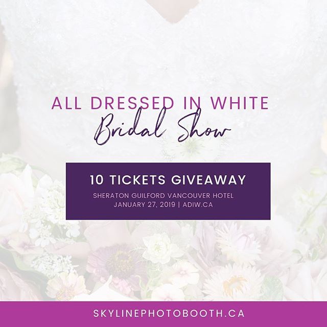Psst... So we have 10 tickets to give away to 5 lucky couples to the @adiwbridalshow - comment below to enter in the giveaway. #vancouver #vancouver_canada #vancouverbc #vancouverisland #vancouver_ig #vancouvereats #vancouverlife #vancouvercanada #va