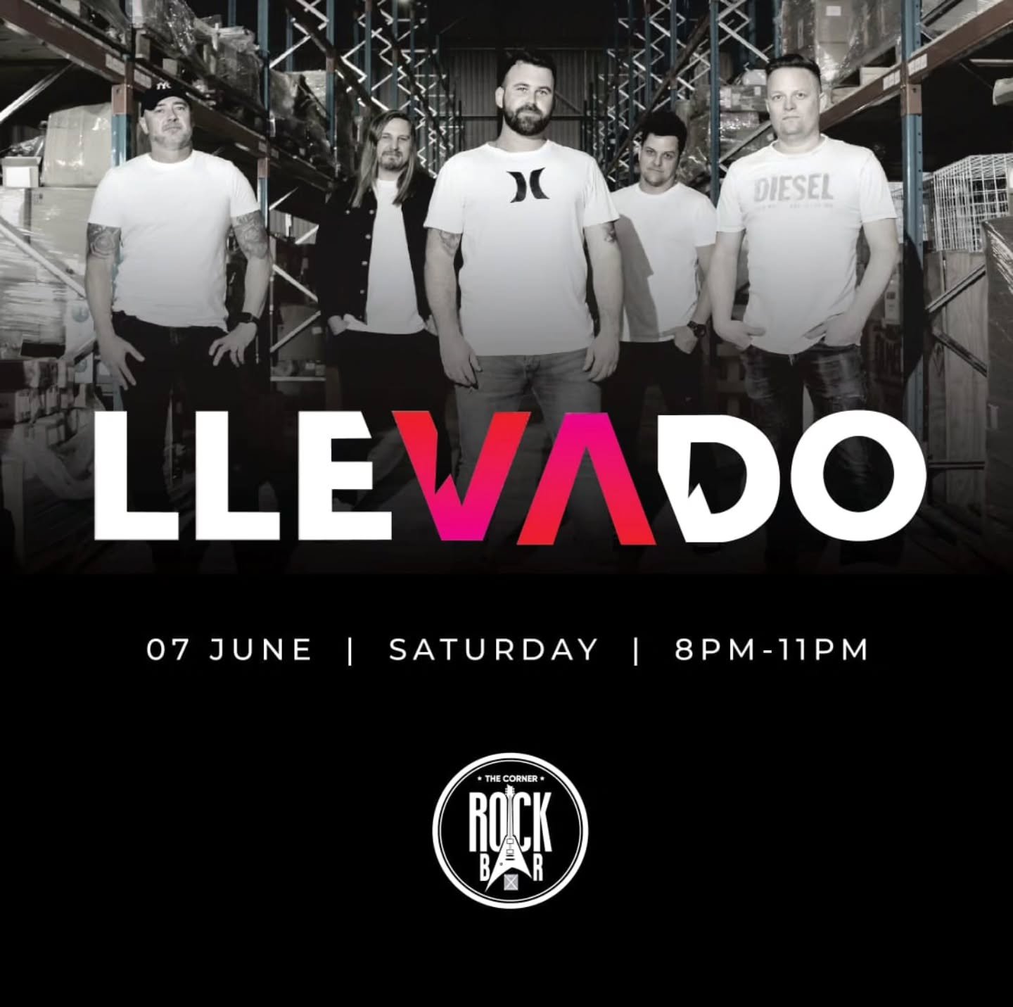 @bandllevado back @cornerrockbar sataurday 07 June!
Come say howsit!