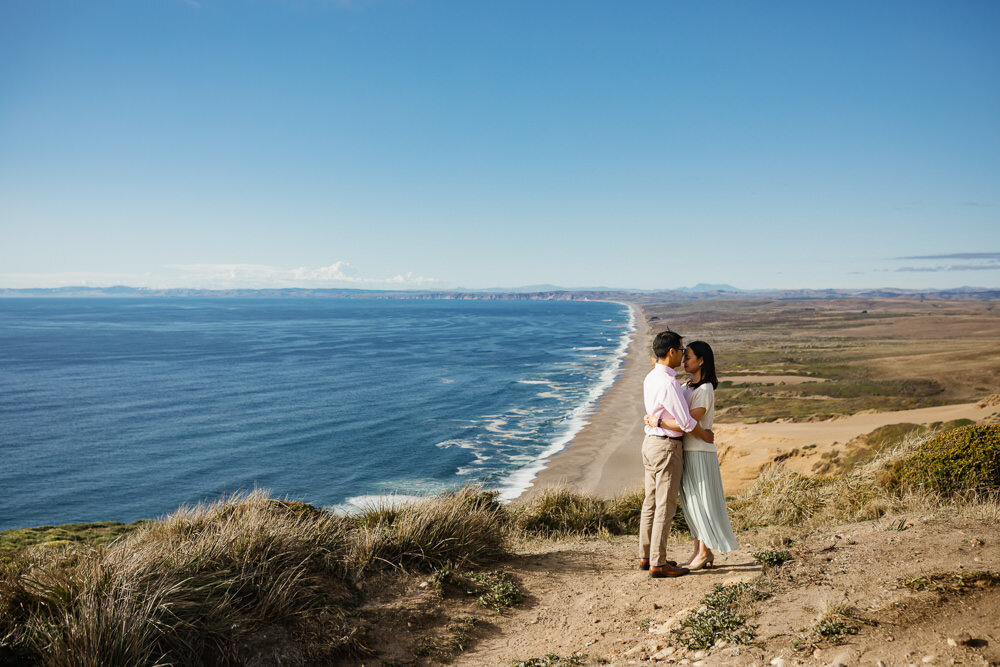 Couple portraits in Point Reyes