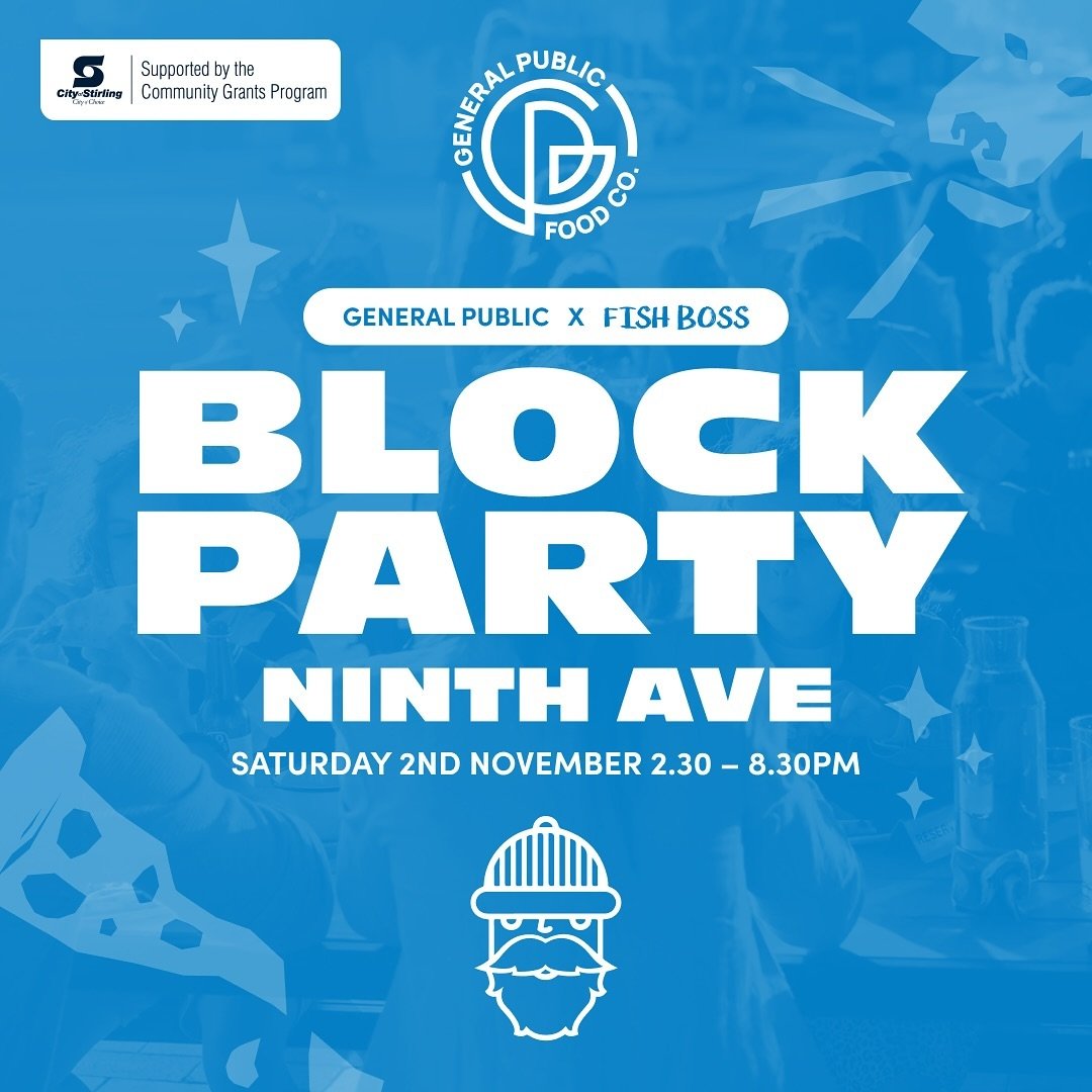 It&rsquo;s almost time for our annual Inglewood Block Party - and you&rsquo;re invited! 🥳🥳

With our great mates @generalpublicperth &amp; @fishbossperth and the support of @citystirlingwa, we&rsquo;re putting on an arvo of activities &amp; special