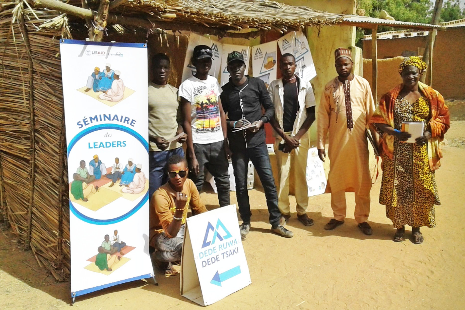 Training and recruitment of youth leaders in Bandé to the Dede Ruwa Dede Tsaki and Séminaire des Leaders activities