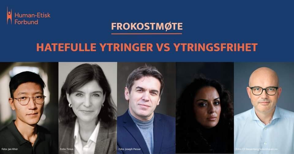Frokostmøte: Hatfulle ytringer vs ytringsfrihet