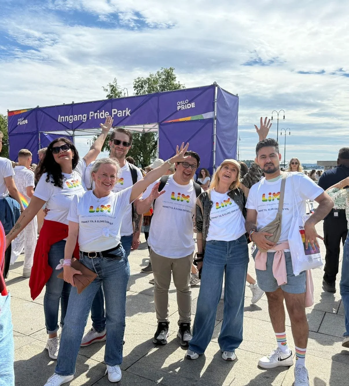 LIM i Pride-paraden for aller første gang