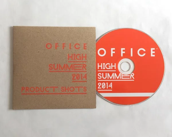 The gift card and CD wallet was also produced on kraft board, with foiling.