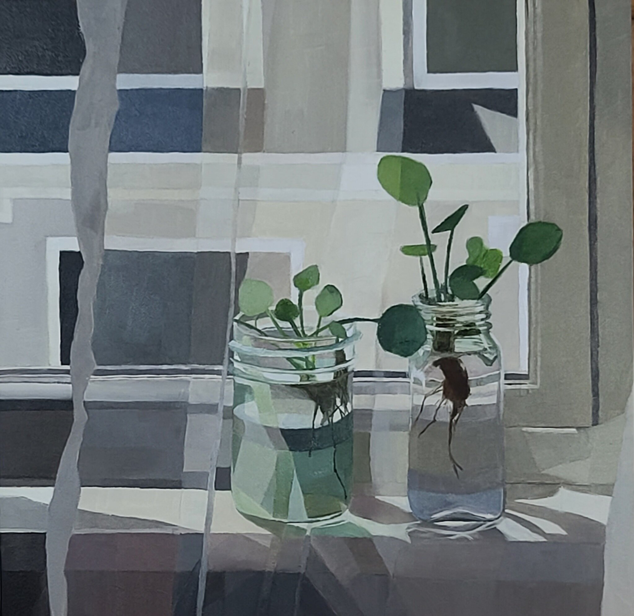  10x10" oil on cradled panel 