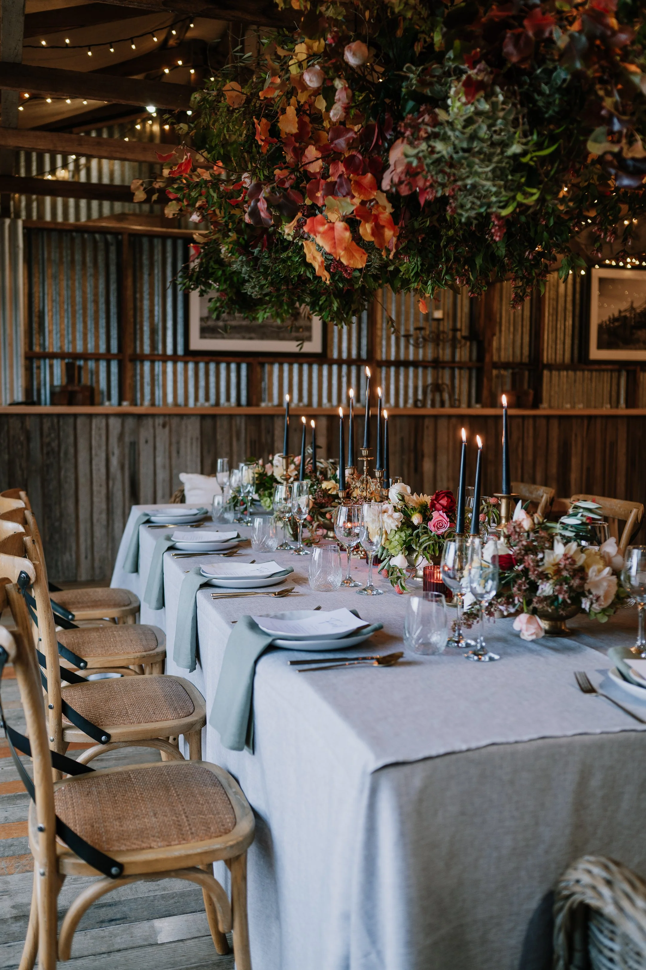 Anniversary Dinner in Shearing Shed