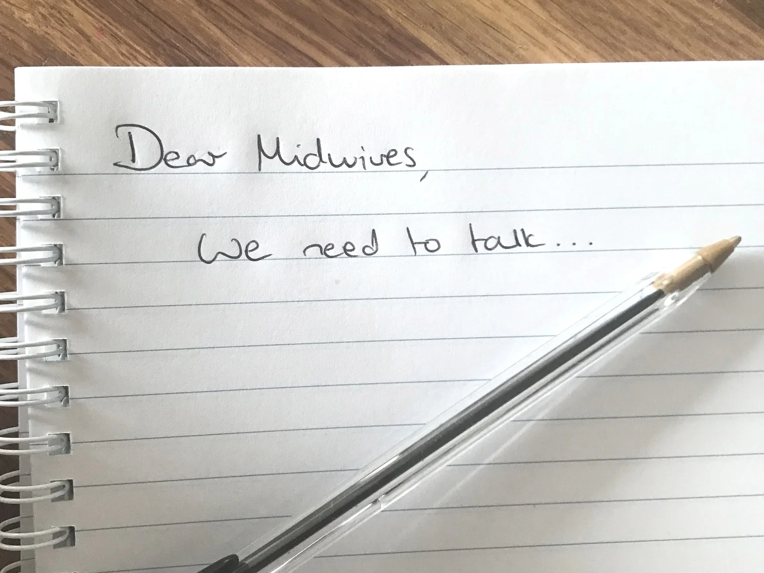 Dear Midwives...we need to talk