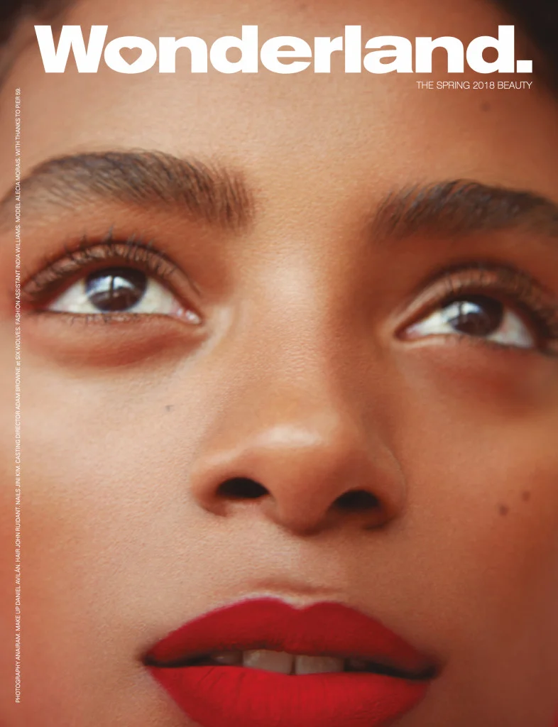 WONDERLAND SPRING 18 BEAUTY COVER STORY